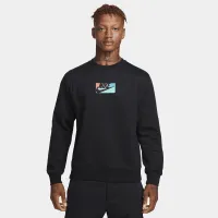 Nike Club Fleece мужские Crew цвет черный