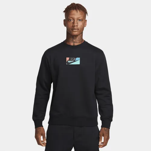 Nike Club Fleece чоловічі Crew колір чорний