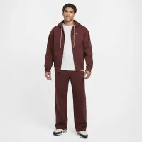 Nike Solo Swoosh чоловічі Full-Zip Толстовка з капюшоном колір коричневий