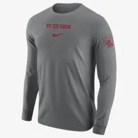 Tuskegee чоловічі Nike College Long-Sleeve футболка колір сірий