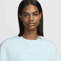 Nike Sportswear Phoenix Fleece жіноча Over-оверсайз Crew-Neck світшот блакитний