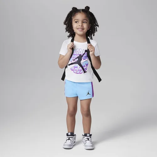 Nike Jordan Air Stacked Toddler шорти комплект блакитний