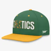 Oakland Athletics Pro Cooperstown мужские Nike MLB Adjustable Hat цвет зеленый