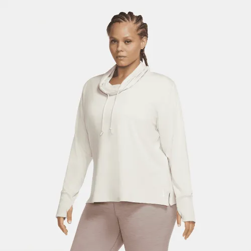 Nike Yoga женская Jersey Top (большие размеры) цвет белый