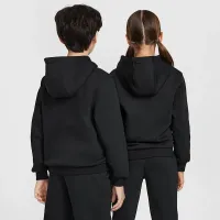 Nike Kylian Mbappé Club Fleece Big детские Soccer Толстовка с капюшоном цвет черный