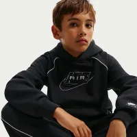 Nike Air Big детские Pullover Толстовка с капюшоном цвет черный