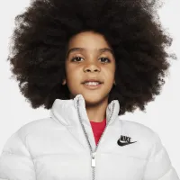 Nike Solid Puffer Куртка Little детские Куртка цвет серый