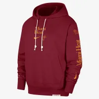 Miami Heat Standard Issue Courtside мужские Nike Dri-FIT NBA Толстовка с капюшоном цвет красный