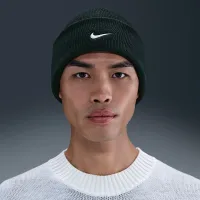 Nike Peak Swoosh Beanie колір зелений