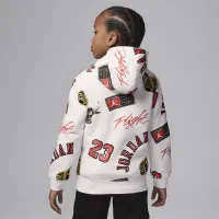 Nike Jordan MJ Essentials Little детские Printed Pullover Толстовка с капюшоном цвет белый