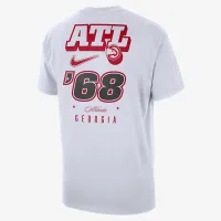 Atlanta Hawks Courtside мужские Nike NBA футболка цвет белый