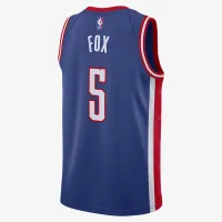 De'Aaron Fox Sacramento Kings 2024/25 City Edition мужские Nike Dri-FIT NBA Swingman Jersey синий