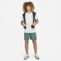 Nike Multi Big детские (Boys') Dri-FIT Training Shorts цвет зеленый