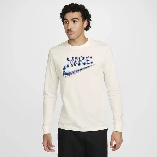 Nike Sportswear Club Long-Sleeve футболка колір білий