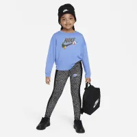 Nike Notebook Print Long Sleeve Knit Top Little Kids Top блакитний