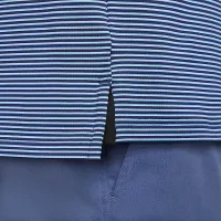 Nike Tour мужские Dri-FIT Striped для гольфа Polo синий