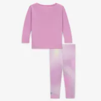Nike Dri-FIT Baby (12-24M) Long Sleeve футболка and лосіни комплект Pink