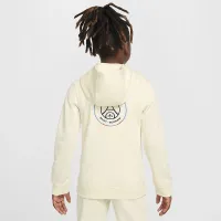 Paris Saint-Germain Club Big детские (для мальчиков) Nike Soccer Pullover Толстовка с капюшоном цвет белый