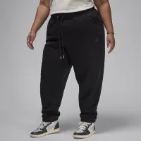 Nike Jordan Flight Fleece женская Pants (большие размеры) цвет черный