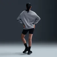 Nike Sportswear Club Fleece женская Loose Crew-Neck свитшот цвет серый