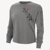 Arizona Heritage жіноча Nike College Boxy Crew-Neck футболка колір сірий