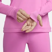 Nike Swoosh жіноча Dri-FIT 1/4-Zip Mid Layer колір червоний