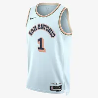 Victor Wembanyama San Antonio Spurs 2024/25 City Edition чоловічі Nike Dri-FIT NBA Swingman Jersey блакитний