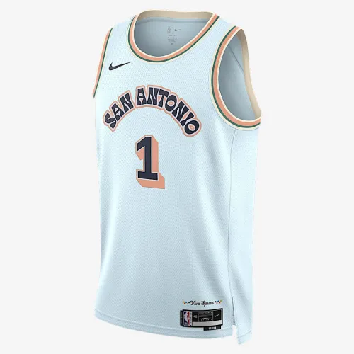 Victor Wembanyama San Antonio Spurs 2024/25 City Edition чоловічі Nike Dri-FIT NBA Swingman Jersey блакитний