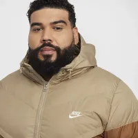 Nike Windrunner PrimaLoft® мужские Storm-FIT Hooded Puffer Куртка цвет коричневый
