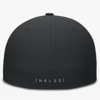 Los Angeles Angels Primetime True чоловічі Nike Dri-FIT MLB Fitted Hat колір чорний