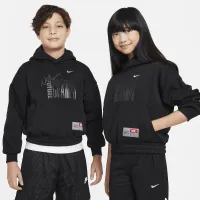 Nike Culture of баскетбольные Big детские Pullover Fleece Толстовка с капюшоном цвет черный