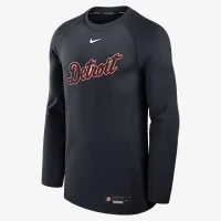 Detroit Tigers Authentic Collection Game Time мужские Nike Dri-FIT MLB Pullover Crew синий