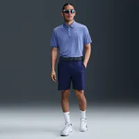 Nike Tour чоловічі Dri-FIT Heatheколір червоний для гольфу Polo блакитний