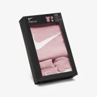 Nike Baby (3-6M) Swoosh Beanie, Bib and Bodysuit Box набор Pink