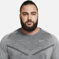 Nike TechKnit мужские Dri-FIT ADV Short-Sleeve Running Top цвет черный