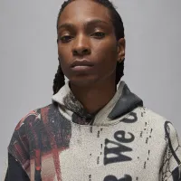 Nike Jordan Heritage Knit Pullover Толстовка с капюшоном цвет коричневый