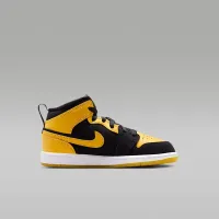 Nike Jordan 1 Mid SE Little дитячі Кросівки колір чорний