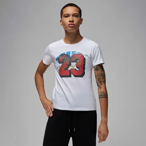 Nike Jordan Essential женская Slim футболка цвет белый