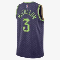 CJ McCollum New Orleans Pelicans 2024/25 City Edition чоловічі Nike Dri-FIT NBA Swingman Jersey колір фіолетовий