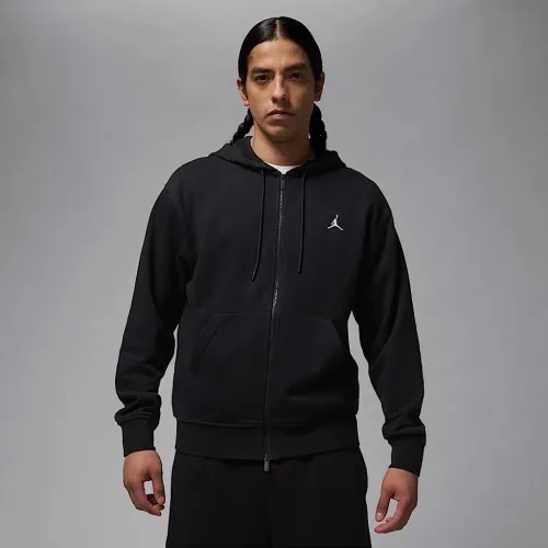 Nike Jordan Brooklyn Fleece мужские Full-Zip Толстовка с капюшоном цвет черный
