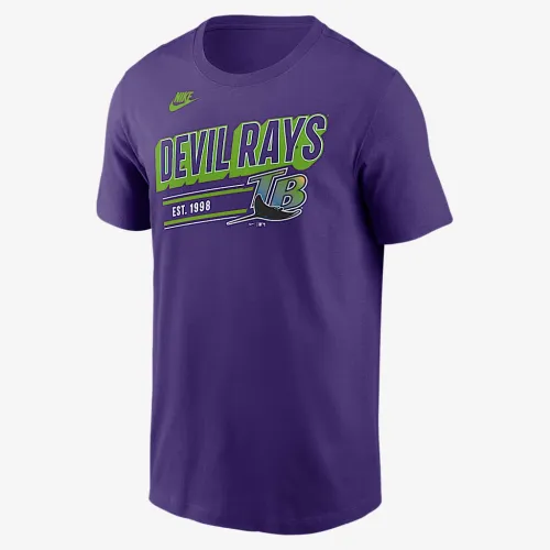 Tampa Bay Rays Cooperstown Retro чоловічі Nike MLB футболка колір фіолетовий