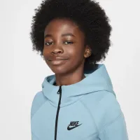 Nike Sportswear Tech Fleece Big дитячі (для хлопчиків) Full-Zip Толстовка з капюшоном блакитний