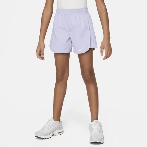 Nike Prep in Your Step Little дитячі Dri-FIT Pleated Tempo шорти колір фіолетовий