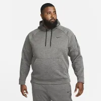 Nike Therma чоловічі Therma-FIT Hooded Fitness Pullover колір сірий