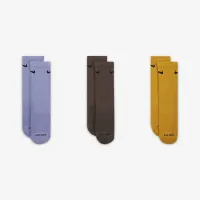 Nike Everyday Plus Cushioned тренувальні Ankle шкарпетки (3 пар) різнокольорові