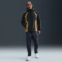 Nike Tech чоловічі Dri-FIT Woven Color-Block Windrunner оверсайз Куртка колір сірий