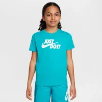 Nike Sportswear Big дитячі футболка колір зелений