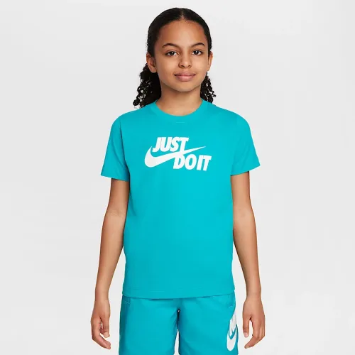 Nike Sportswear Big дитячі футболка колір зелений