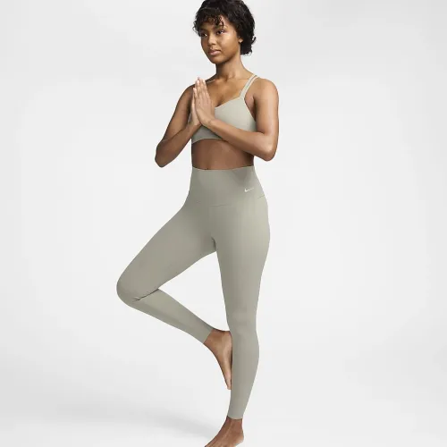 Nike Zenvy женская Gentle-Support С высокой Талией Full-Length лосины цвет зеленый