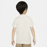 Nike Little дитячі Palm Tree Hoop JDI футболка колір білий